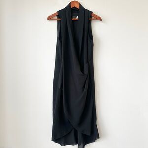 H&M | LIGHTWEIGHT AIRY DRAPEY WRAP SLEEVELESS GRECIAN GODDESS HI-LOW MIDI DRESS